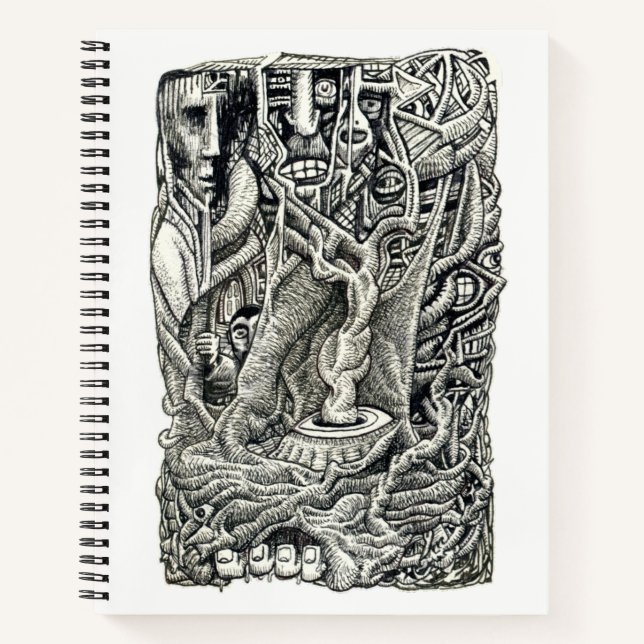 Cuaderno En el sótano, por Brian Benson (Anverso)