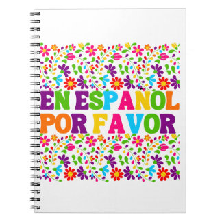 Cuaderno En Español Por Favor, Maestro Español Regalo Maest