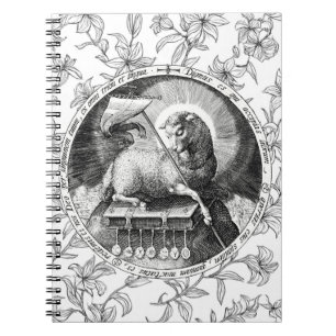 Cuaderno en espiral Agnus Dei Cordero de Dios 
