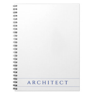 Cuaderno en espiral ARCHITECT 6.5x8.75 / Azul Mari