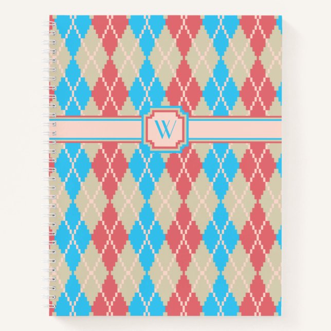 Cuaderno en espiral Argyle en la playa (Anverso)