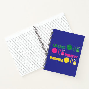 Cuaderno en espiral Artsy Spring Knolling