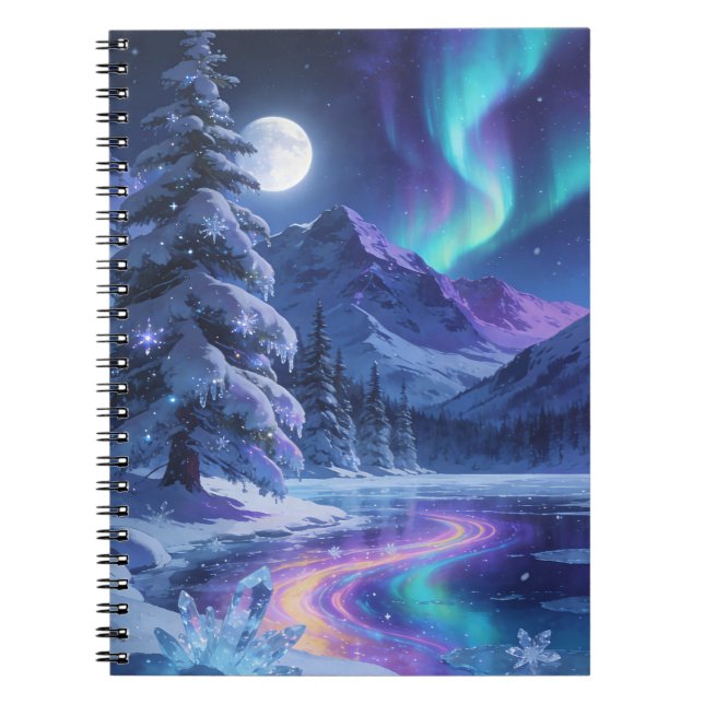 Cuaderno en espiral Aurora Moonlake (Frente)