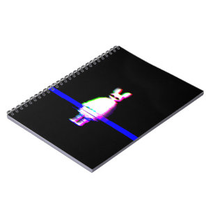Cuaderno en espiral Babu Glitchcore