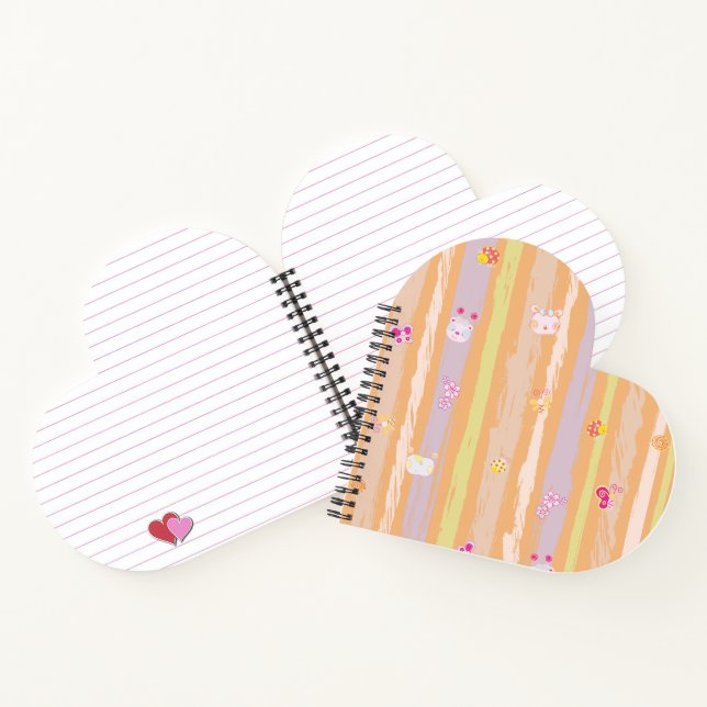 Cuaderno en espiral – Baby Joy & Criaturas Pastel  (Interior)
