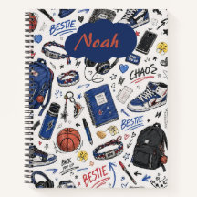 Cuaderno en espiral Bestie Doodle