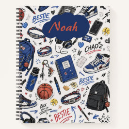 Cuaderno en espiral Bestie Doodle