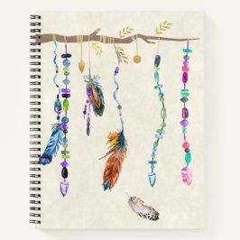Cuaderno en espiral boho