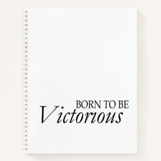 Cuaderno en espiral Born Victorious Line