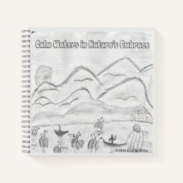 Cuaderno en espiral 'Calmas aguas en el abrazo de