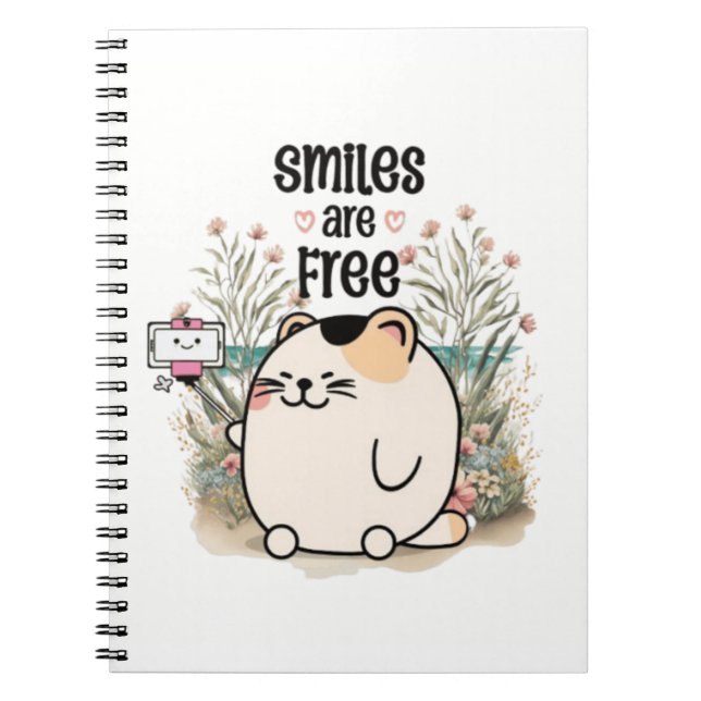 Cuaderno En Espiral Caprichoso "Las Sonrisas Son G (Frente)