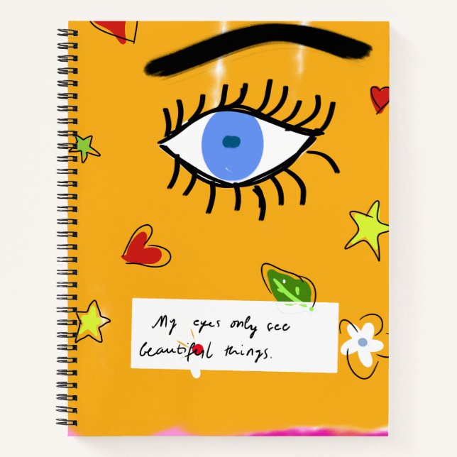 Cuaderno en espiral citas positivas (Anverso)