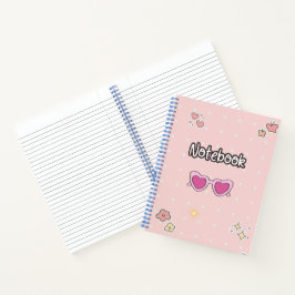 Cuaderno en espiral colorido para niños creativos