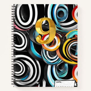 Cuaderno en espiral con buen diseño.