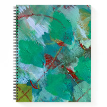 Cuaderno en espiral con diseño de mármol