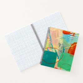 Cuaderno en espiral con diseño de patio de recreo