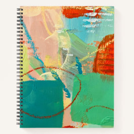 Cuaderno en espiral con diseño de patio de recreo