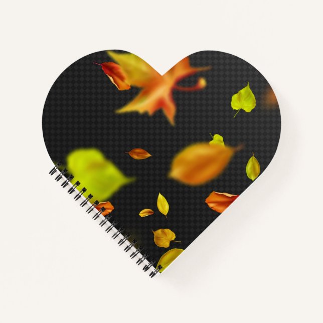 Cuaderno en espiral con forma de corazón (Anverso)