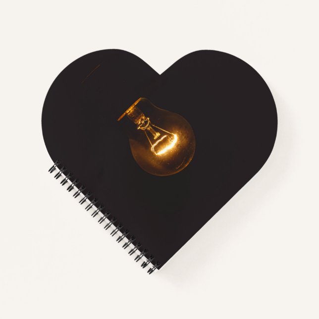 Cuaderno en espiral con forma de corazón (Anverso)