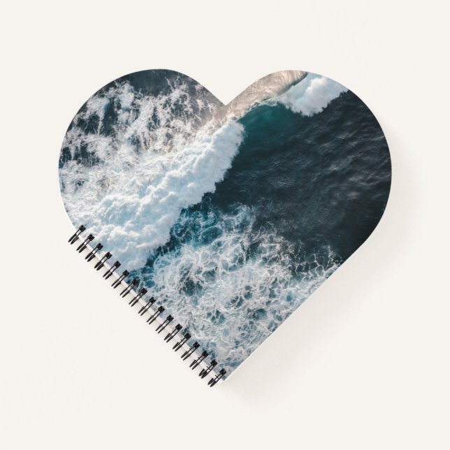 Cuaderno en espiral con forma de corazón (Anverso)