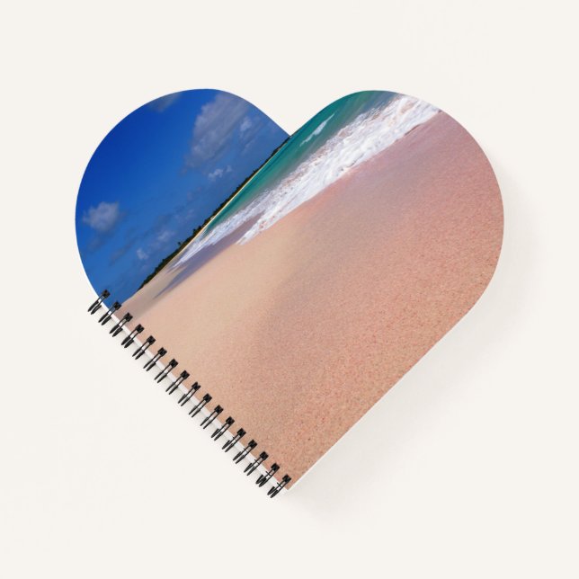 Cuaderno en espiral con forma de corazón (Anverso)