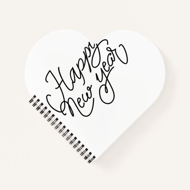 Cuaderno en espiral con forma de corazón (Anverso)