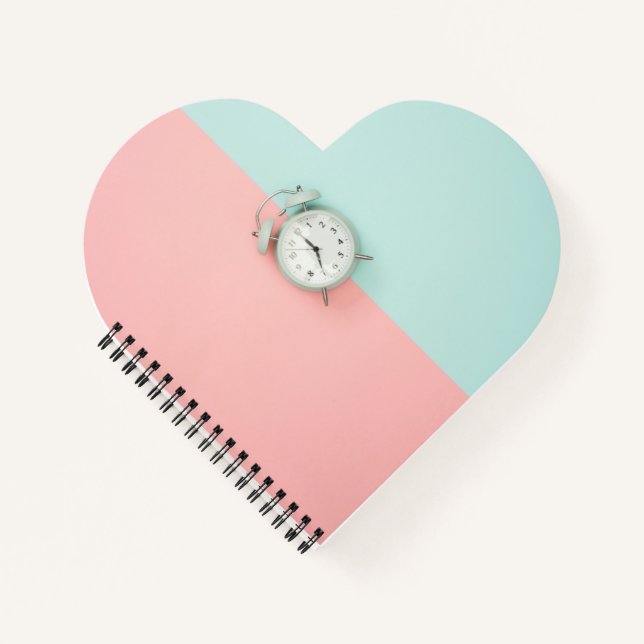 Cuaderno en espiral con forma de corazón (Anverso)