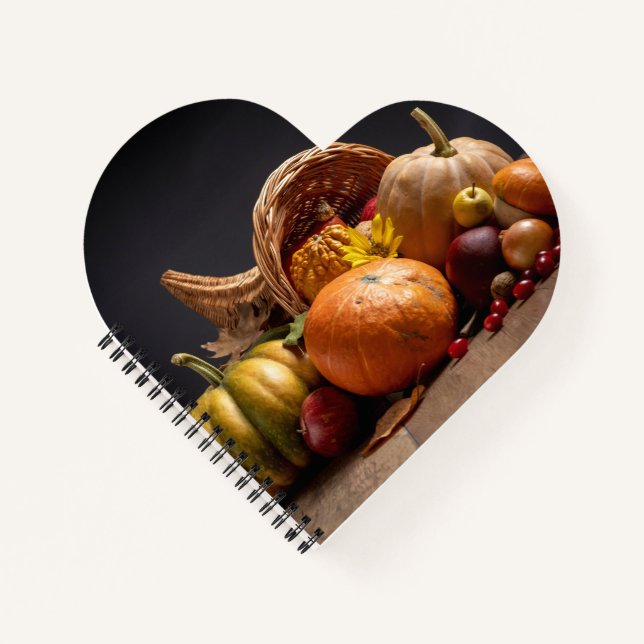 Cuaderno en espiral con forma de corazón (Anverso)
