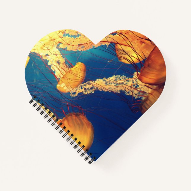 Cuaderno en espiral con forma de corazón (Anverso)