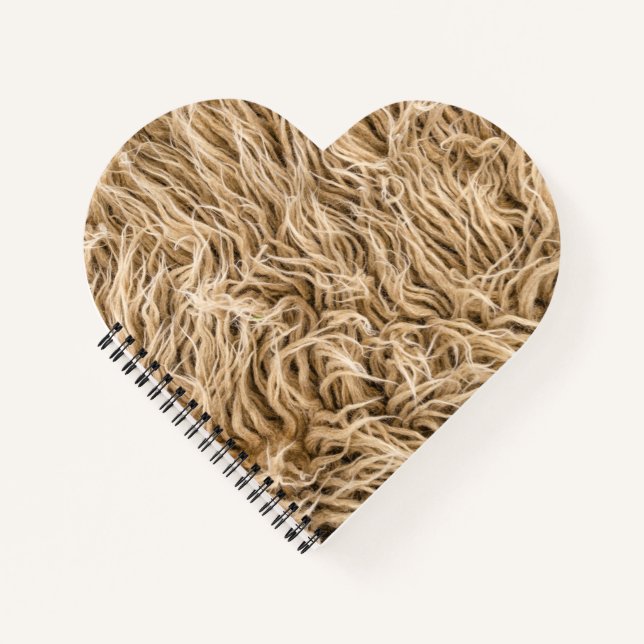 Cuaderno en espiral con forma de corazón (Anverso)
