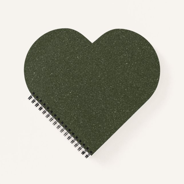 Cuaderno en espiral con forma de corazón de purpur (Anverso)
