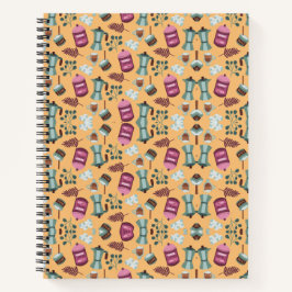 Cuaderno en espiral con tapa frontal y trasera