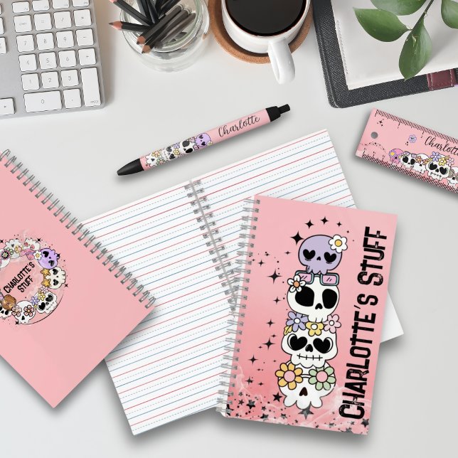 Cuaderno en espiral con tema de Halloween (Subido por el creador)