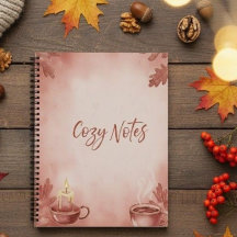 Cuaderno En Espiral Cozy Notes" Otoño Vibraciones 