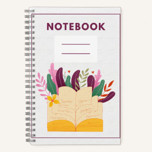 Cuaderno en espiral de 14 x 21,5 cm