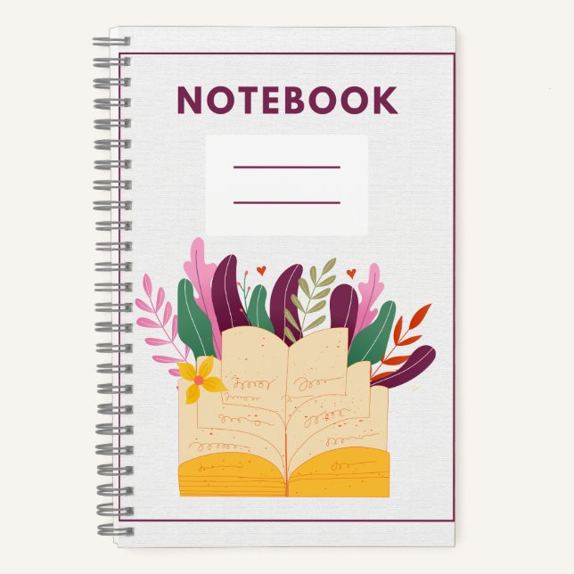 Cuaderno en espiral de 14 x 21,5 cm (Anverso)