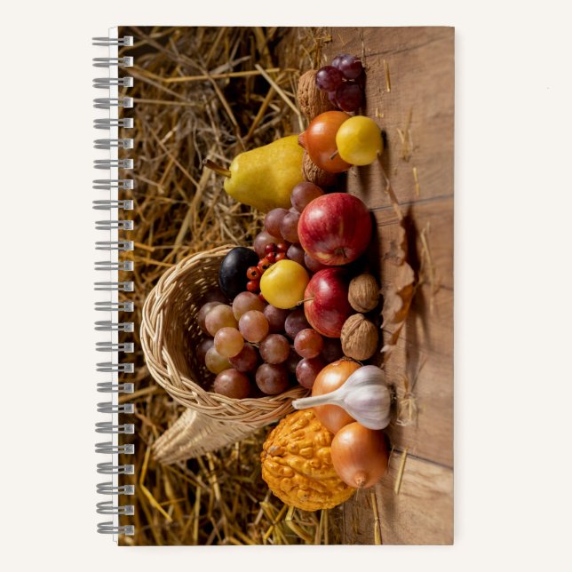 Cuaderno en espiral de 5,5" x 8,5" (Anverso)