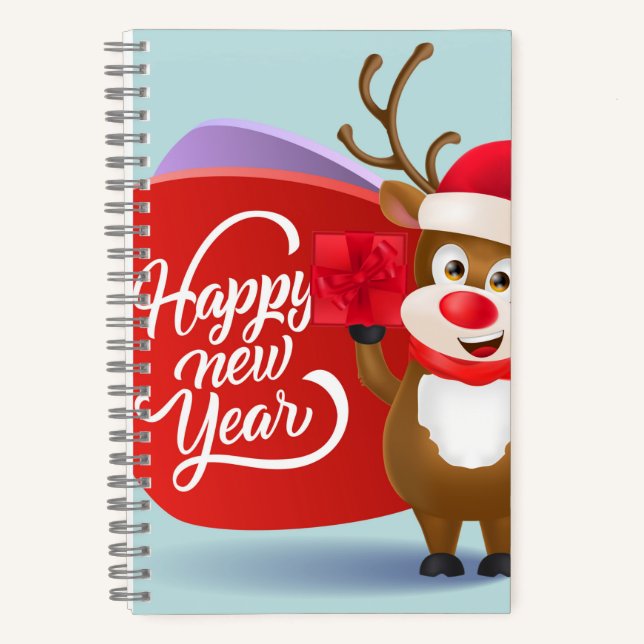 Cuaderno en espiral de 5,5" x 8,5" (Anverso)