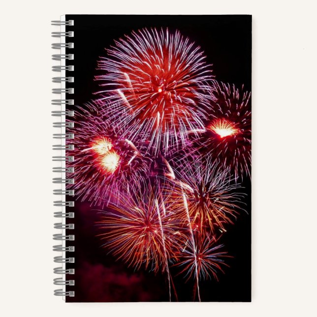 Cuaderno en espiral de 5,5" x 8,5" (Anverso)
