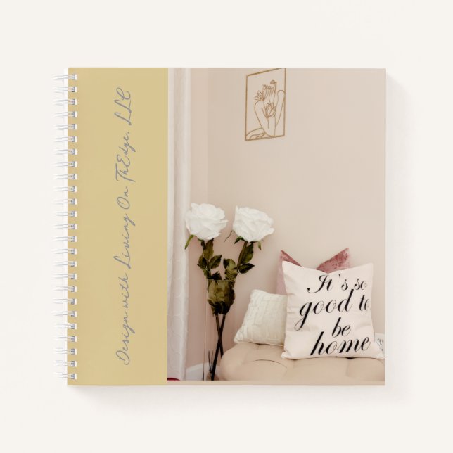 Cuaderno en espiral de 8,5" de Living On ThEdge, L (Anverso)