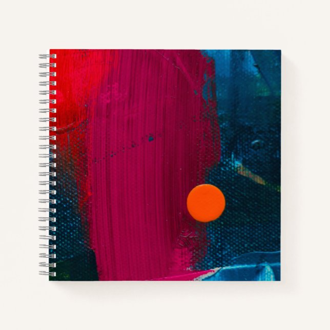 Cuaderno en espiral de 8,5" x 8,5" (Anverso)