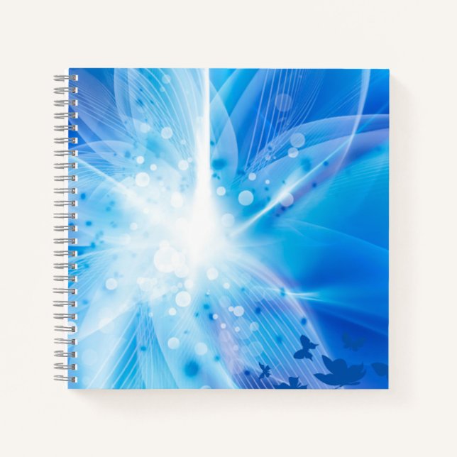 Cuaderno en espiral de 8,5" x 8,5" (Anverso)