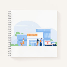 Cuaderno en espiral de 8.5" x 8.5"