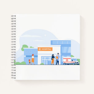 Cuaderno en espiral de 8,5" x 8,5"
