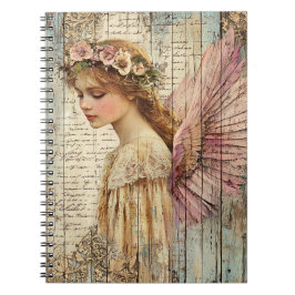 Cuaderno en espiral de ángel lindo