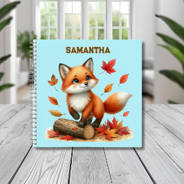 Cuaderno en espiral de animales del bosque