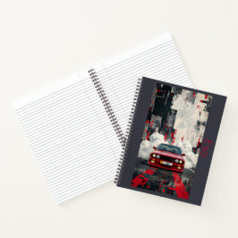 Cuaderno en espiral de arte cinematográfico Retro