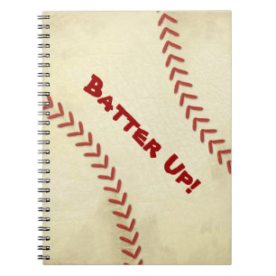 Cuaderno en espiral de béisbol Batter Up