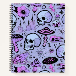 Cuaderno en espiral de brujería