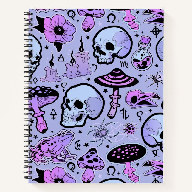 Cuaderno en espiral de brujería (Anverso)
